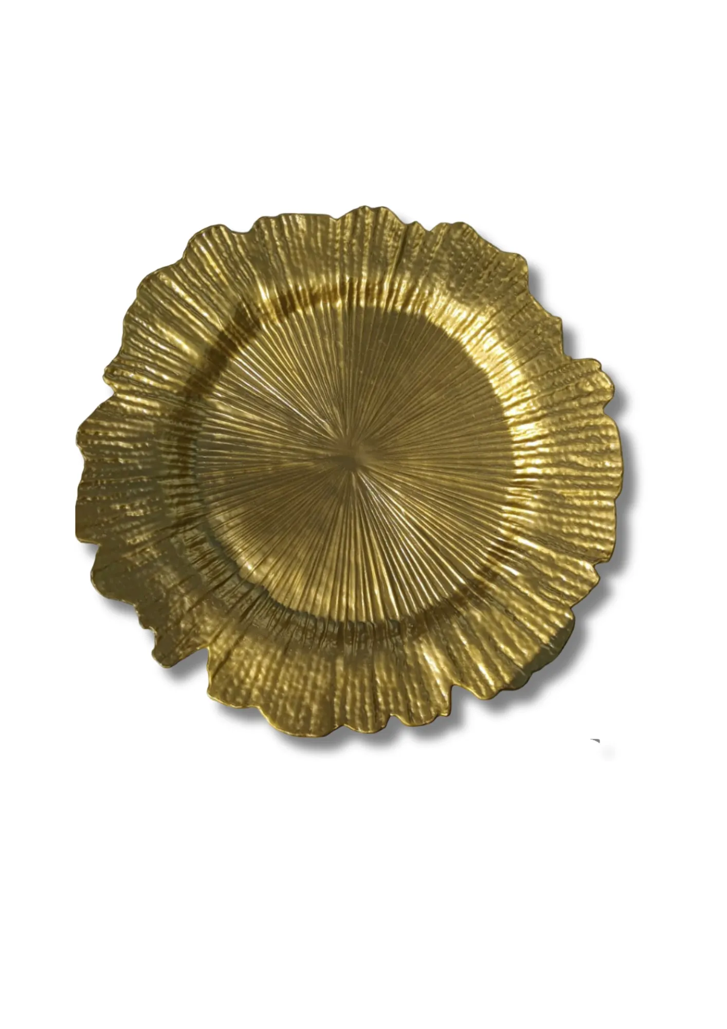 Renta Plato Base Dorado 